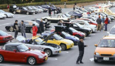 Japanese classic cars go on show at the Toyota Automobile Museum in Nagakute, Aichi Prefecture, on Nov. 29, 2025. (Kyodo)